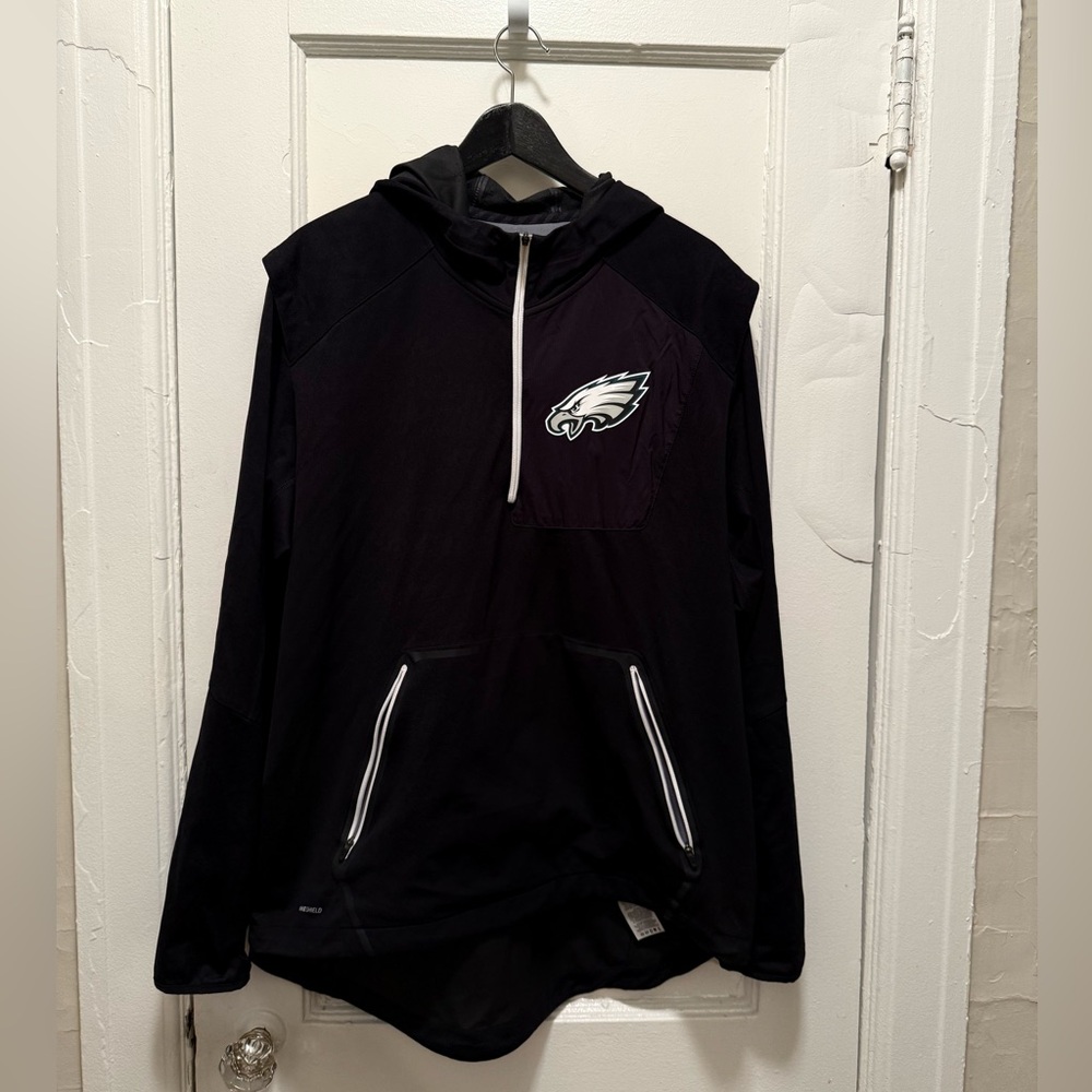 Nike Philadelphia Eagles On-field 1/2-zip Jacket